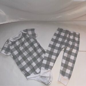 Lila & Jack 18 - 24 Months Onesie And Pants Plaid
